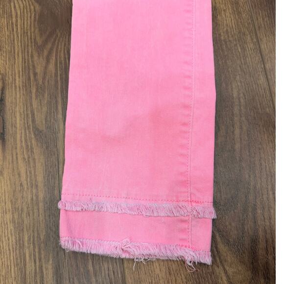Lilly Pulitzer South Ocean High Rise 29" Crop Skinny Jeans in Pink size 4 - Picture 5 of 9